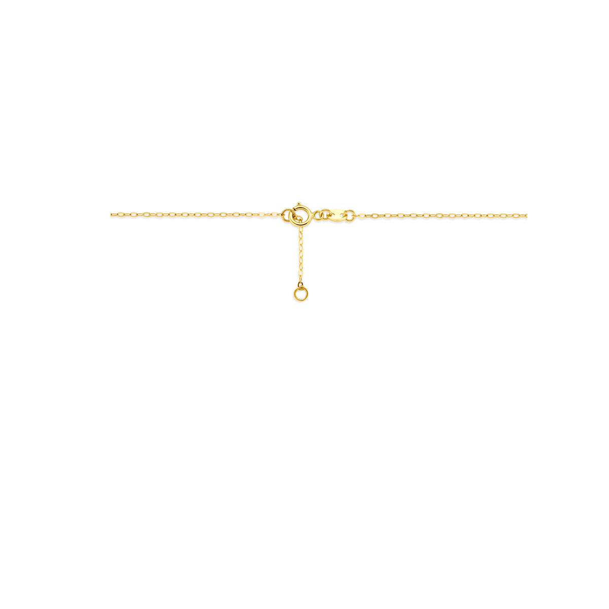 Ketting hartje in goud – 40/42 cm