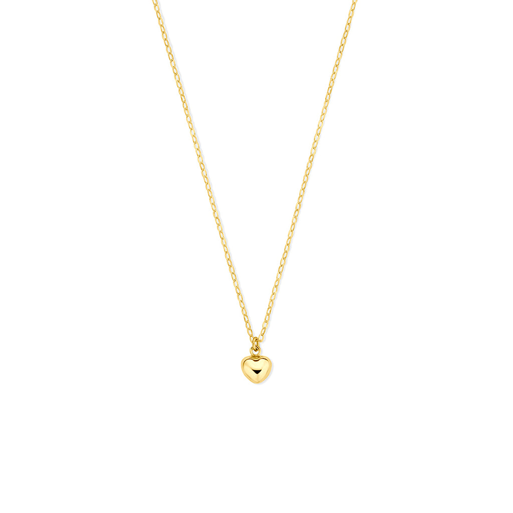 Ketting hartje in goud – 40/42 cm