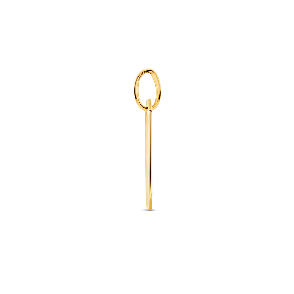 Graveerhanger in goud – 20 mm