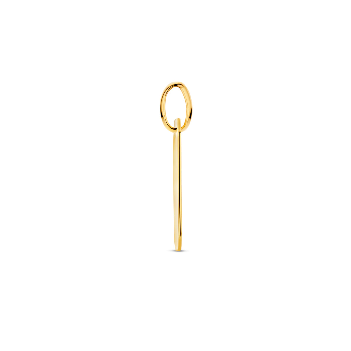 Graveerhanger in goud – 20 mm