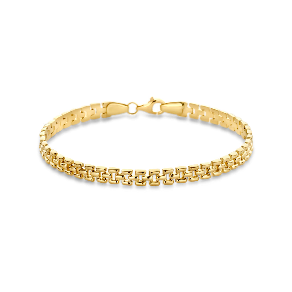 Armband panter 5 mm in goud – 19 cm