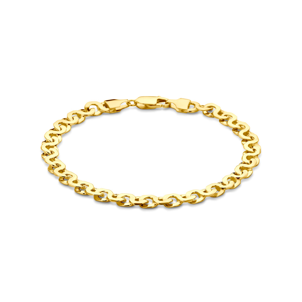 Armband 6,5 mm in goud – 21 cm