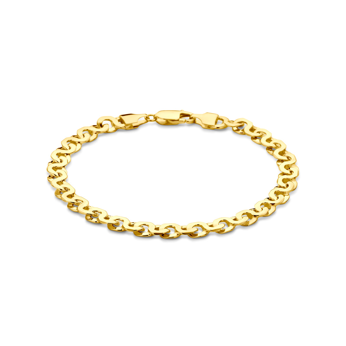 Armband 6,5 mm in goud – 21 cm