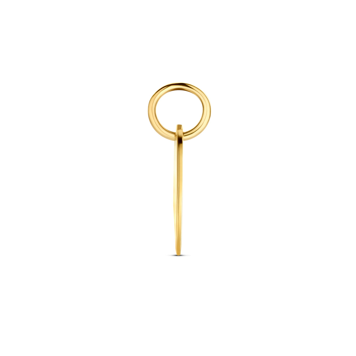 Graveerhanger in goud – 10 mm