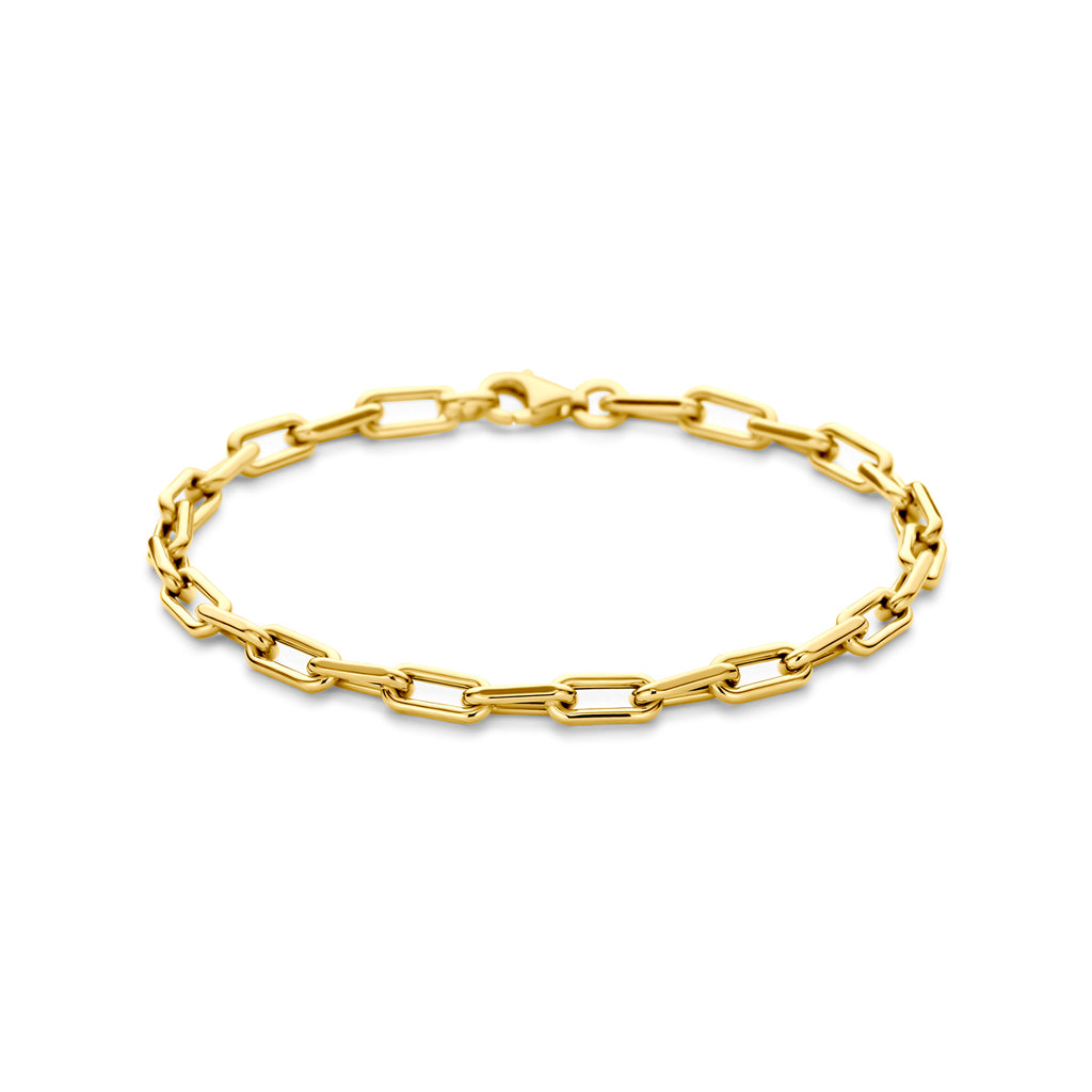 Armband anker in goud – 4 mm / 18 cm