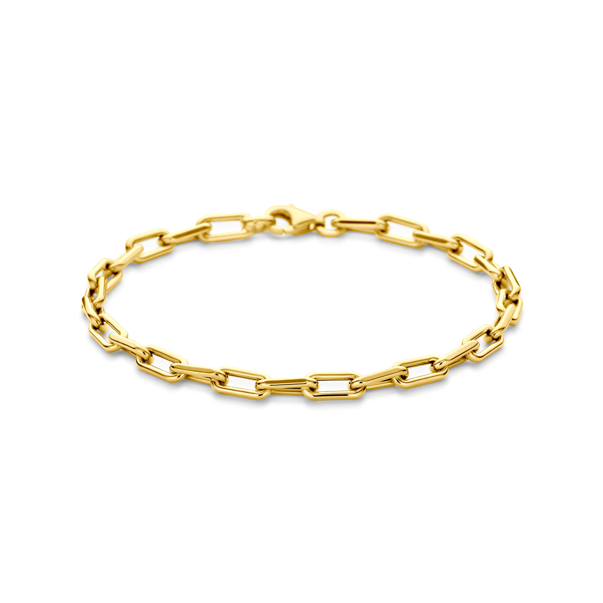 Armband anker in goud – 4 mm / 18 cm