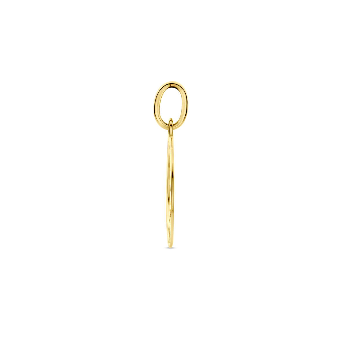 Hanger cirkel in goud – 17 mm