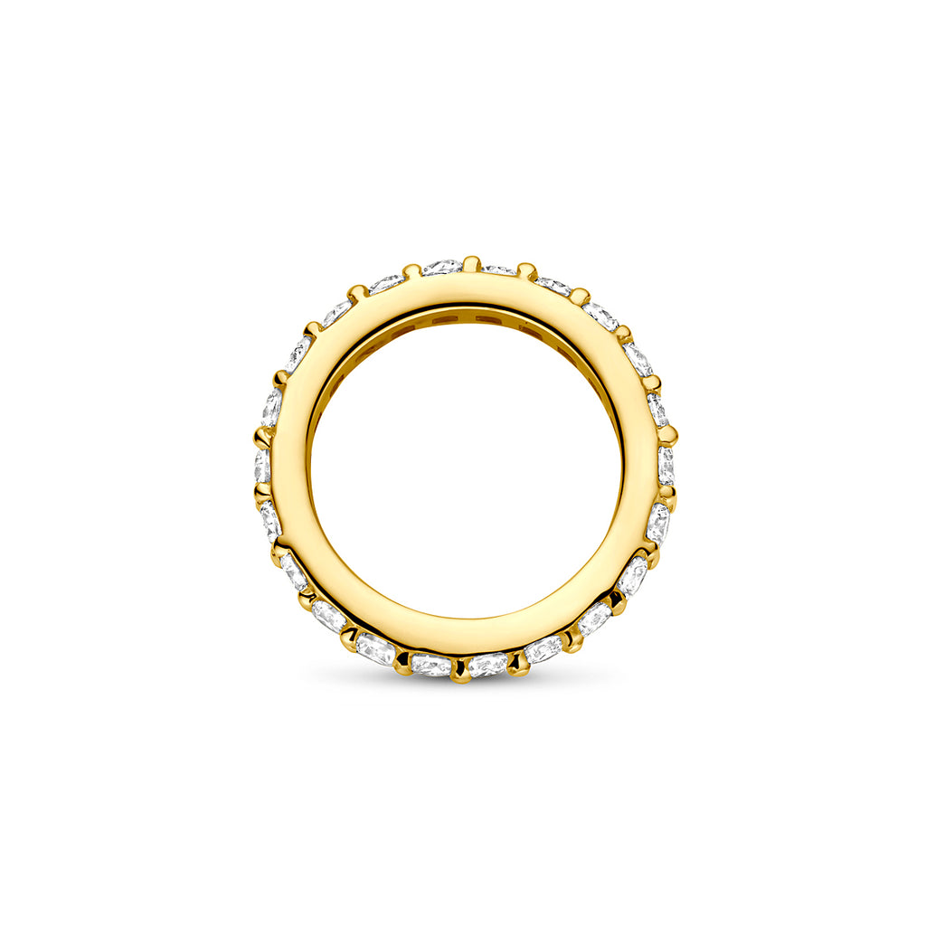 Hanger 0.21 ct lab grown diamant H SI in goud – 10,5 mm