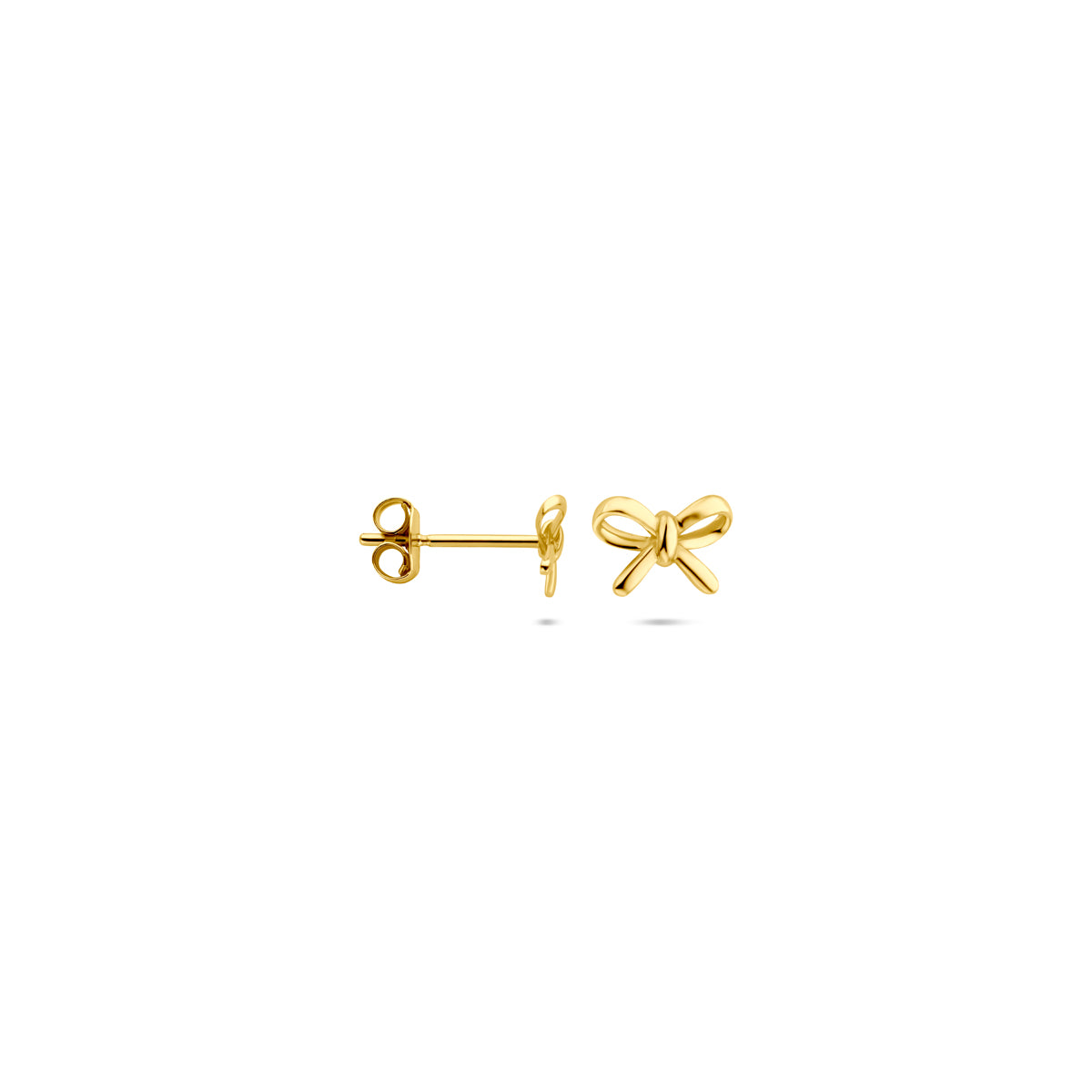 Oorknoppen strik in goud – 4,5 mm