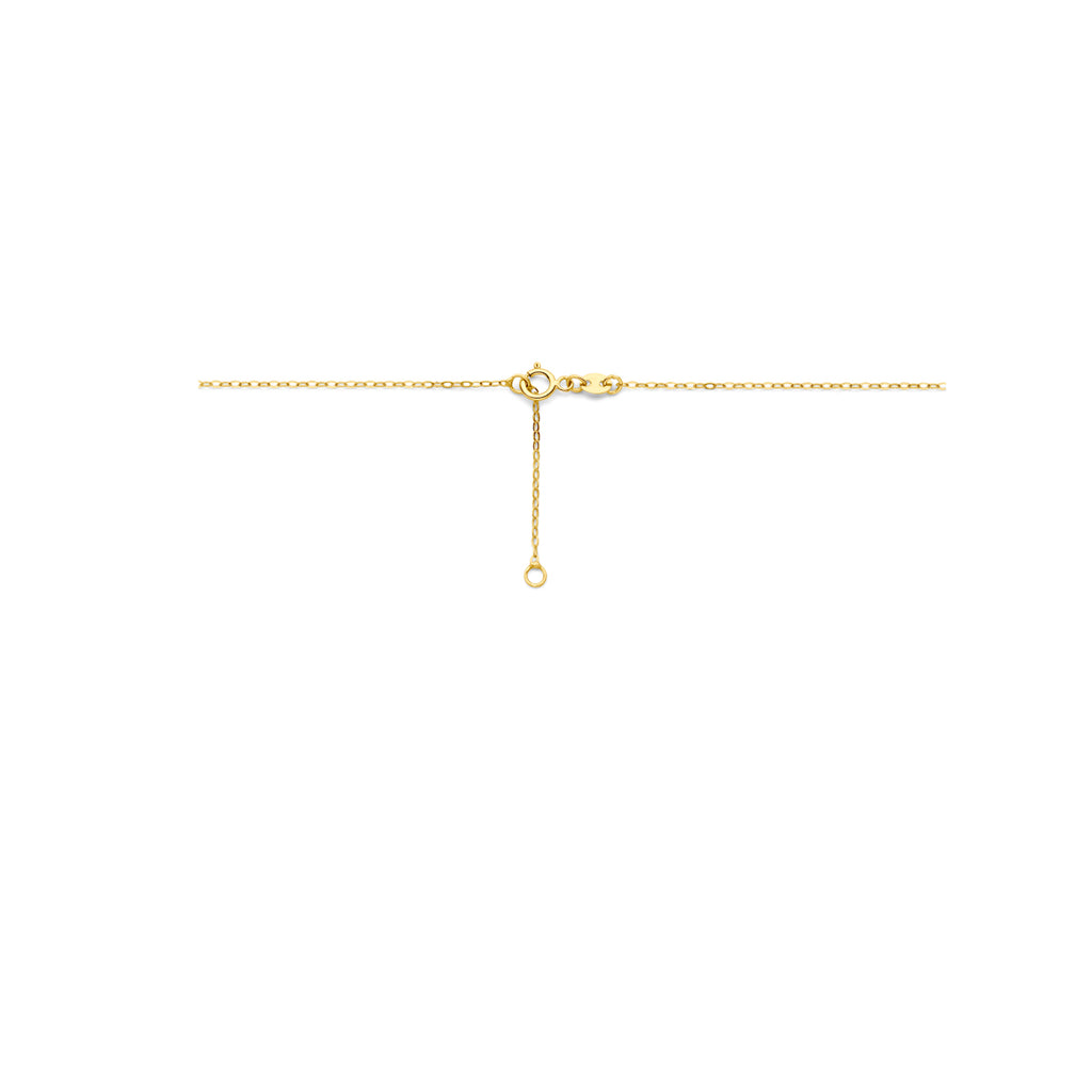 Ketting druppel in goud – 42/45 cm