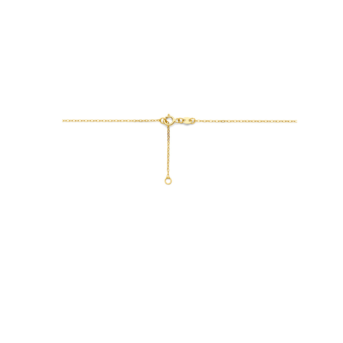 Ketting druppel in goud – 42/45 cm