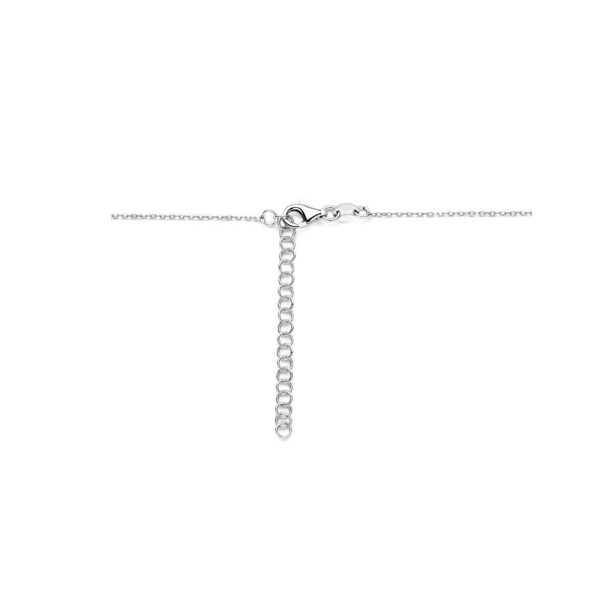 Ketting zilver met ‘Love’-hanger – 41 + 5 cm