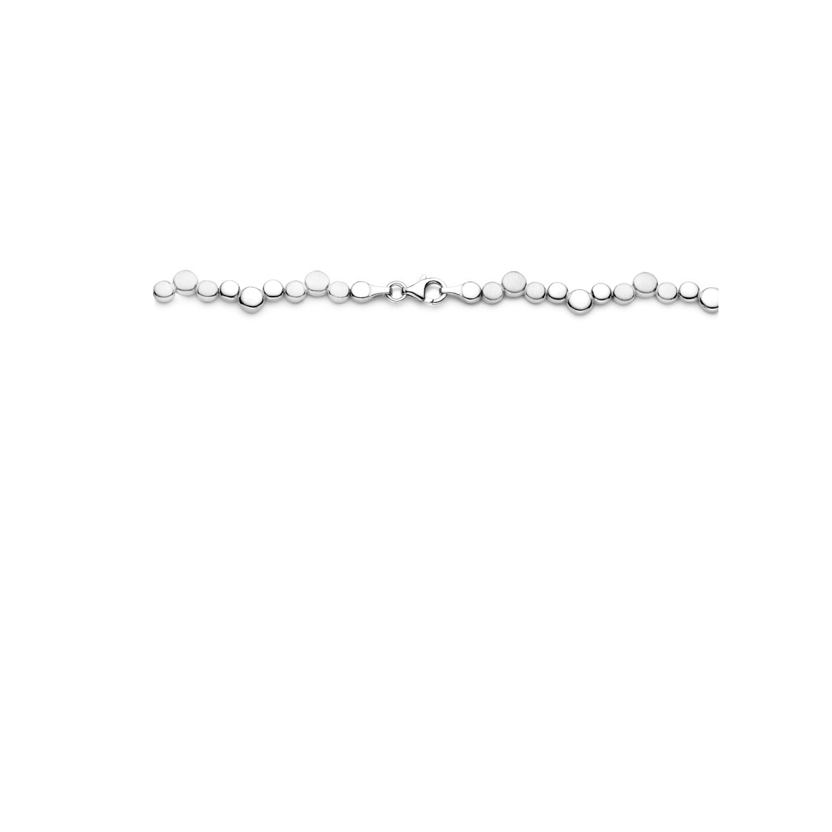 Ketting zilver poli/mat – 7,5 mm – 45 cm