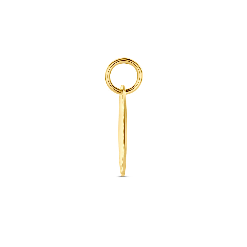 Graveerhanger in goud – 16 mm