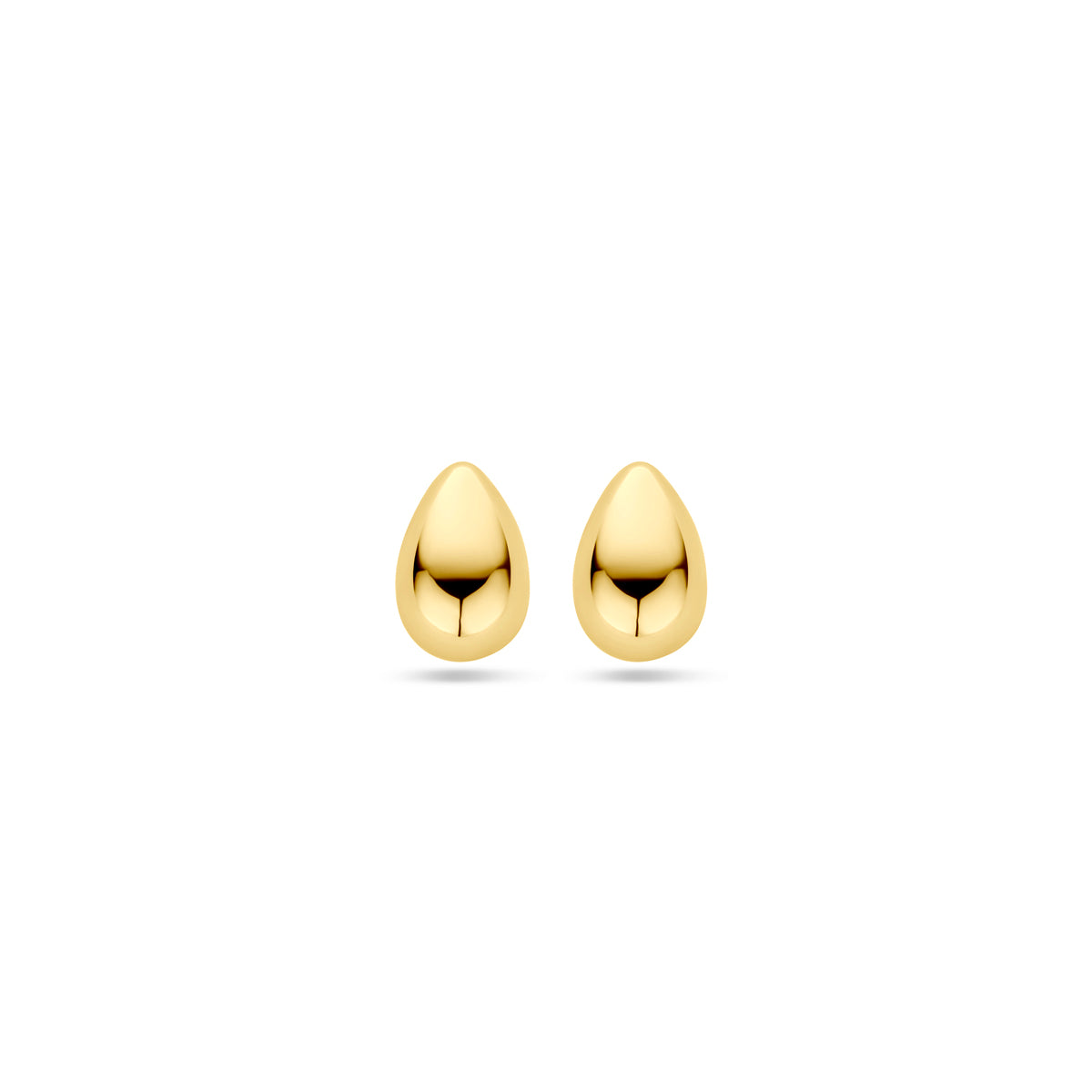 Oorknoppen druppel in goud – 7,5 mm