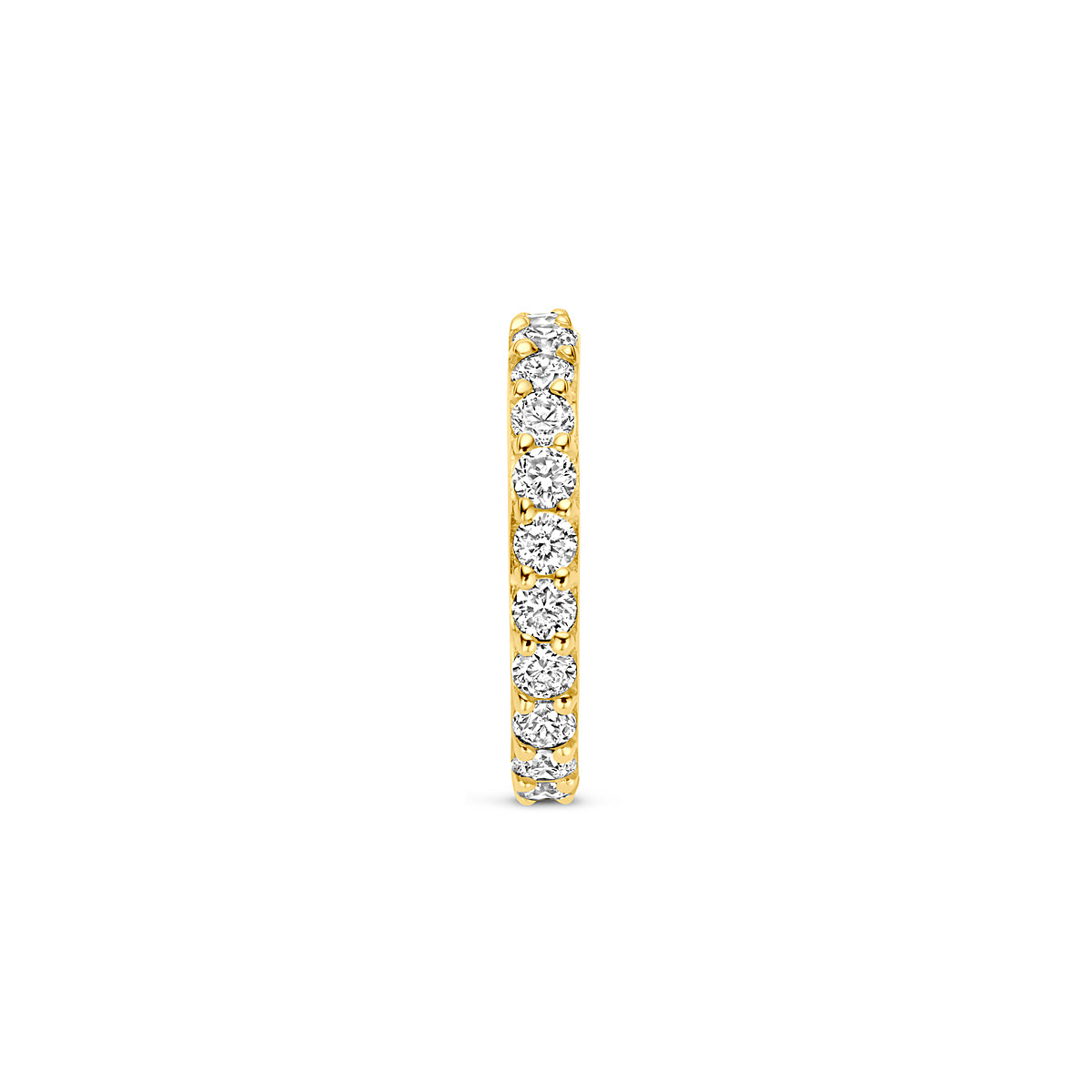 Hanger 0.21 ct lab grown diamant H SI in goud – 10,5 mm