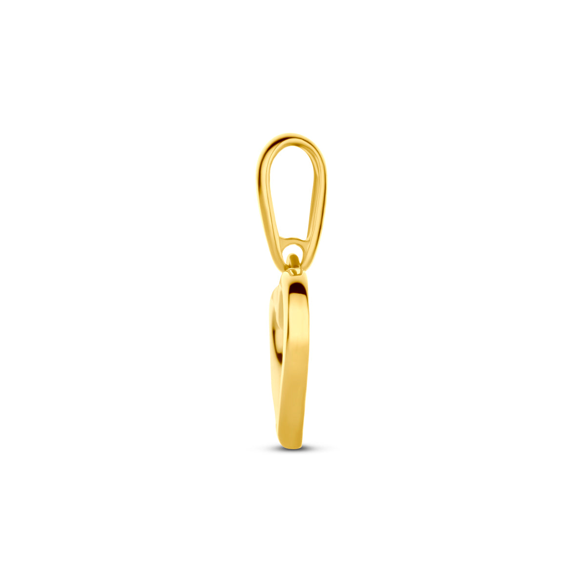 Hanger hart in goud – 13,5 mm