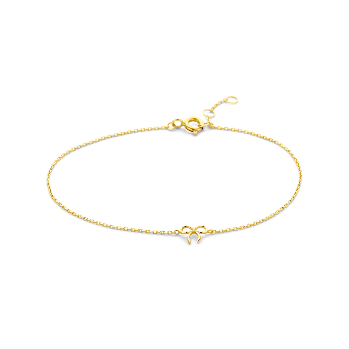 Armband strik in goud – 16,5/17,5/18,5 cm