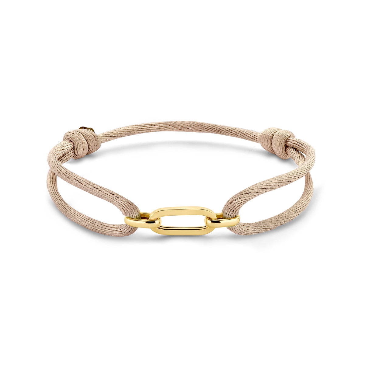 Armband satijn in goud – 13/26 cm
